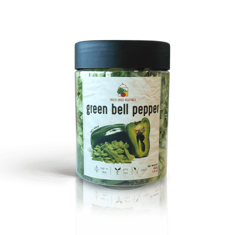 Freeze Dried Green Bell Peppers